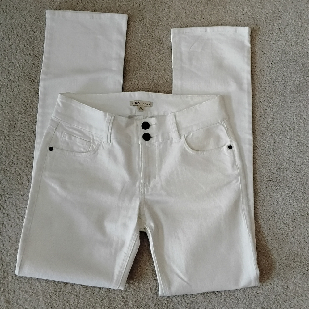 CAbi White Skinny Jeans - Women's